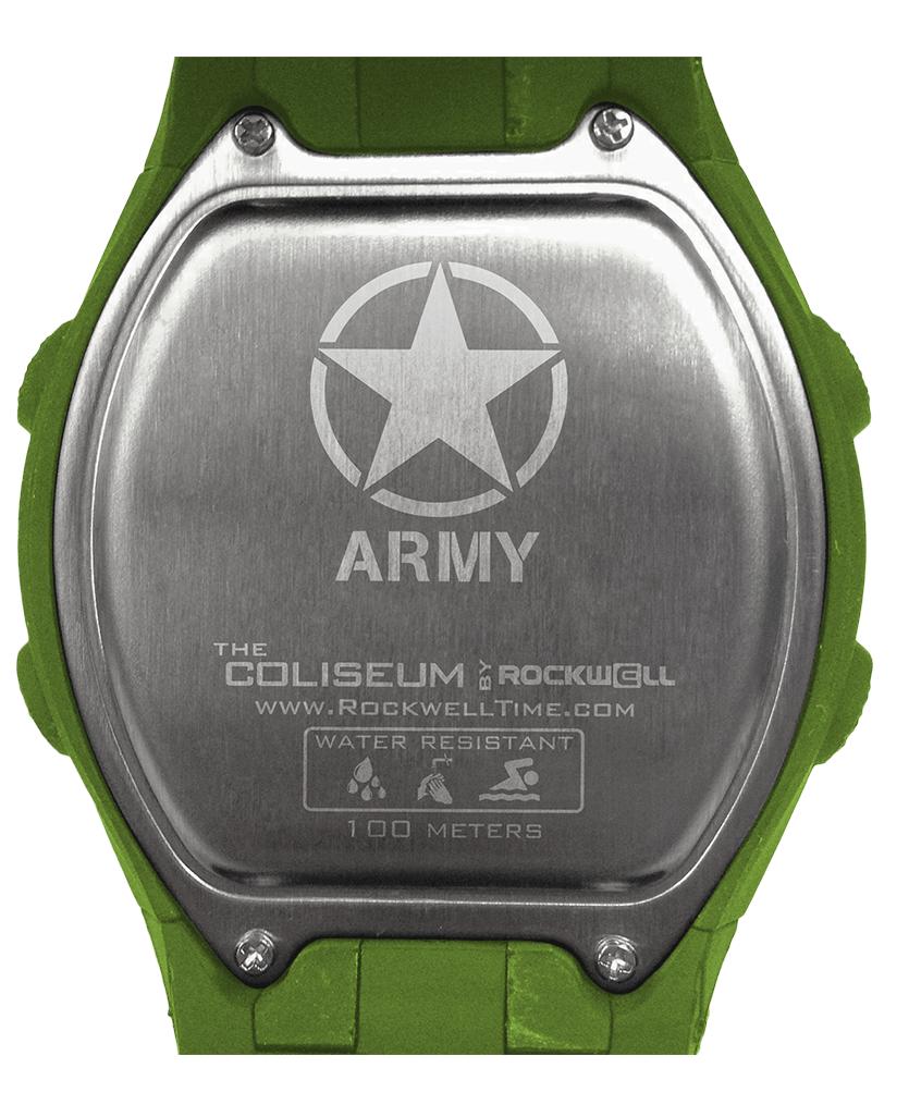 Coliseum Army Edition (OD Green/Black) Watch by MyHackerTech