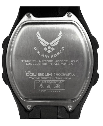 Coliseum Air Force Edition (Black/Blue) Watch by MyHackerTech