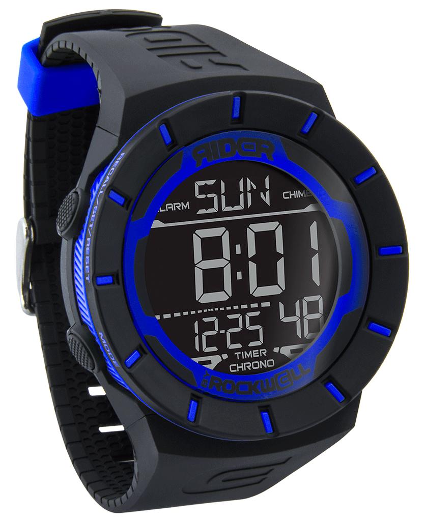 Coliseum (Black/Blue) Watch by MyHackerTech