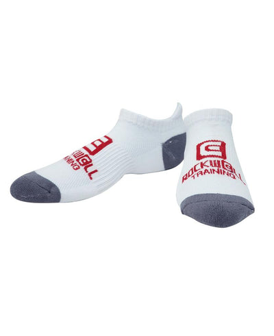 Rockwell Training White Ankle Socks by MyHackerTech