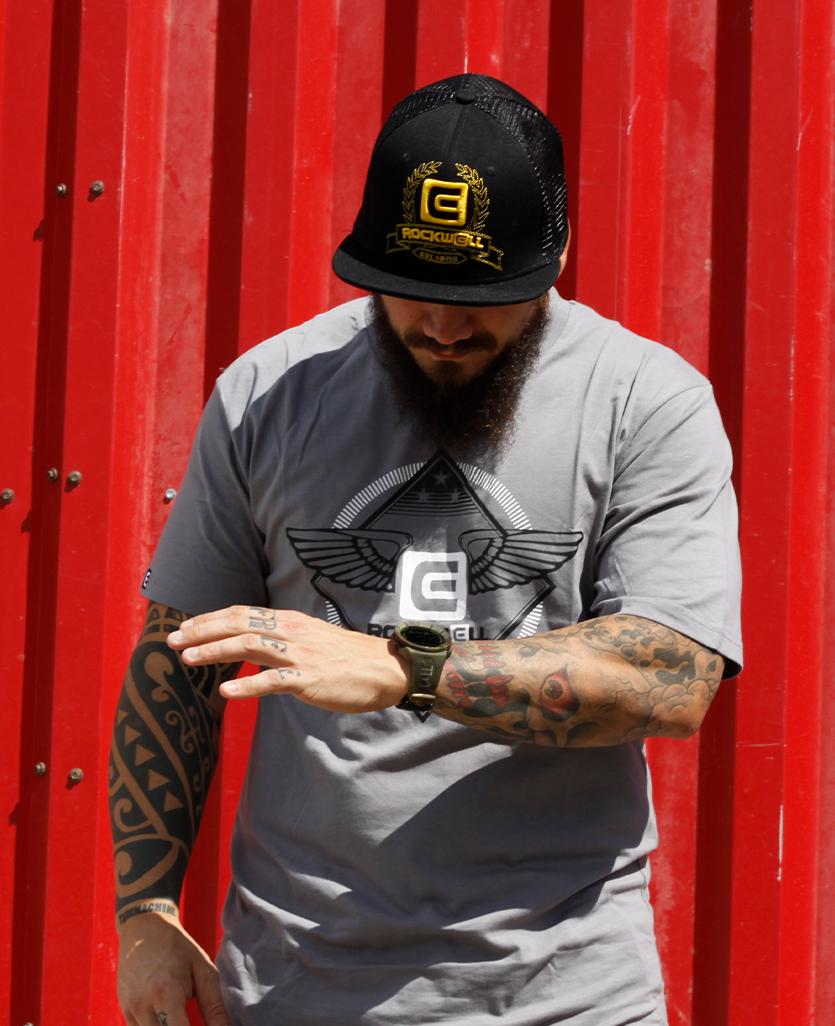 Roman Trucker Snapback Hat by MyHackerTech