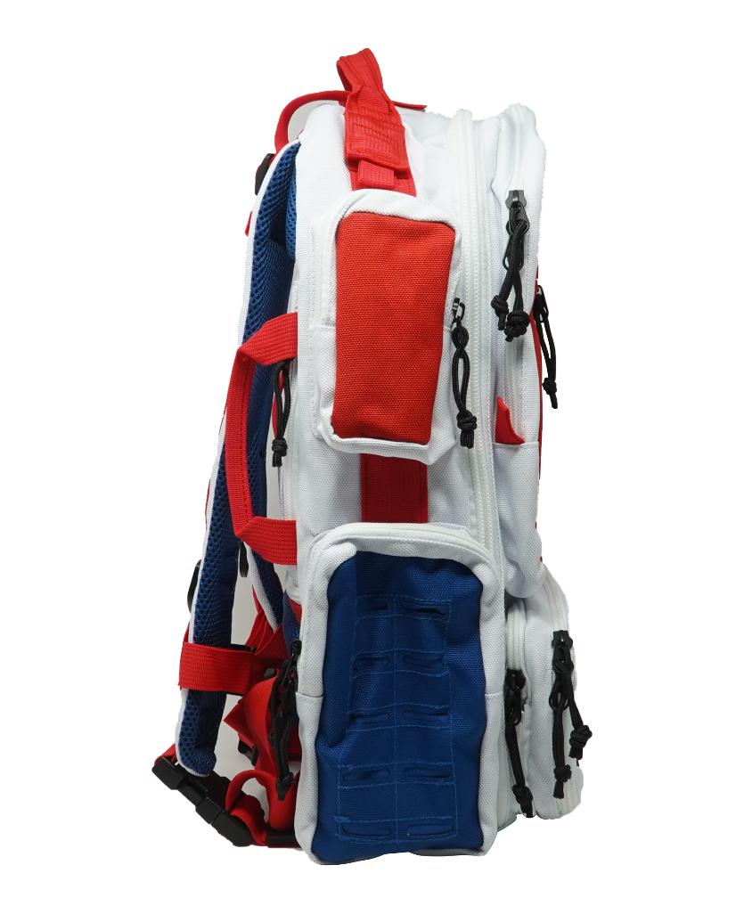 Ruck - 26 Liter Deluxe Backpack (Red White & Blue) by MyHackerTech