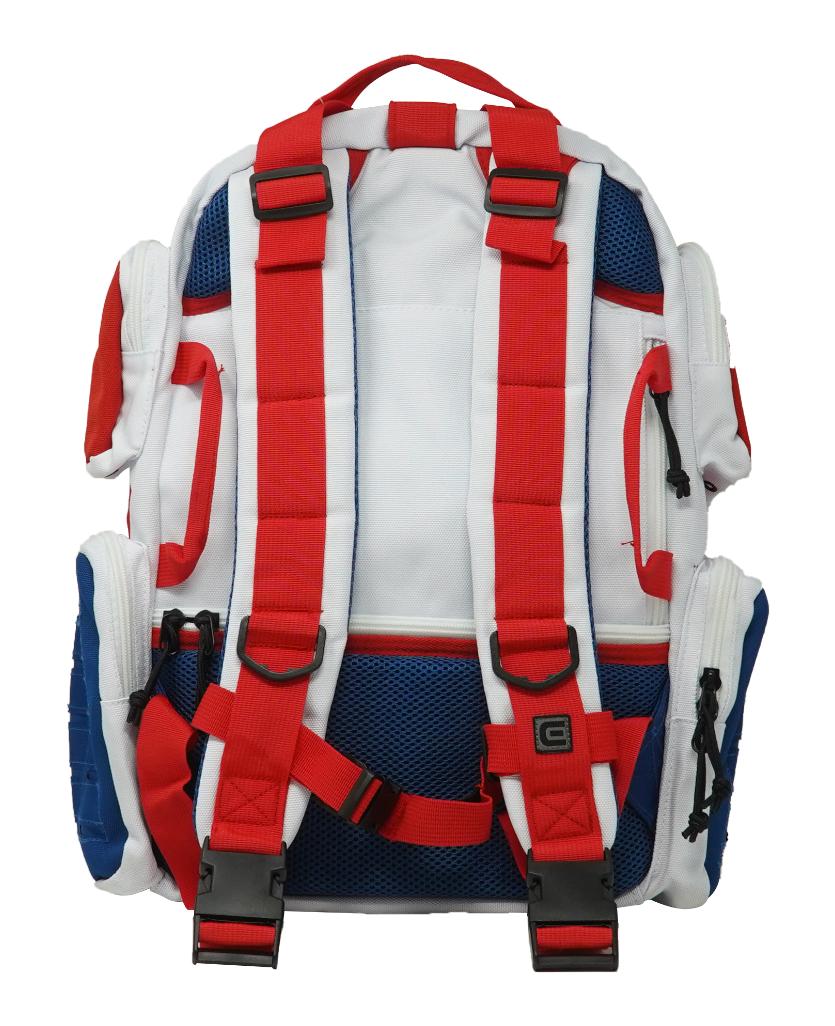 Ruck - 26 Liter Deluxe Backpack (Red White & Blue) by MyHackerTech