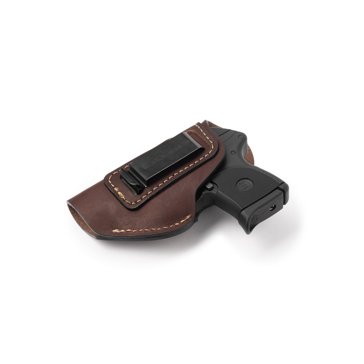 The Defender Leather IWB Holster - Fits Ruger LCP, LCP2, Sig P238, P290, S&W Bodyguard .380 and Most .380's - Lifetime Warranty - Made in USA by MyHackerTech