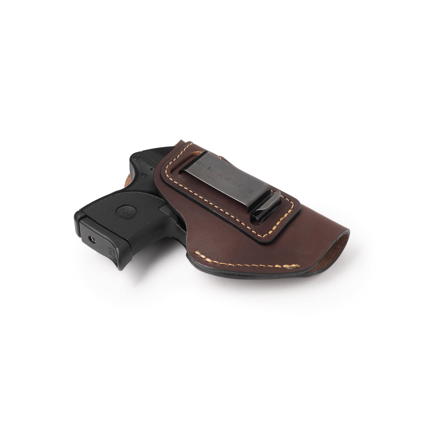 The Defender Leather IWB Holster - Fits Ruger LCP, LCP2, Sig P238, P290, S&W Bodyguard .380 and Most .380's - Lifetime Warranty - Made in USA by MyHackerTech