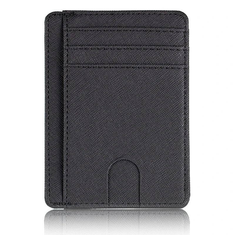 Mens RFID Blocking Leather Slim Wallet Money Credit Card Slots Coin Holder