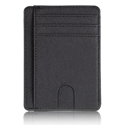 Mens RFID Blocking Leather Slim Wallet Money Credit Card Slots Coin Holder