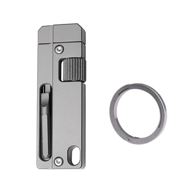 Titanium Functional Keychain Multifunctional Outdoor Portable EDC Tool With Screwdriver Also Can Unscrew Hexagonal Nut