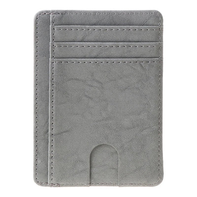 Mens RFID Blocking Leather Slim Wallet Money Credit Card Slots Coin Holder