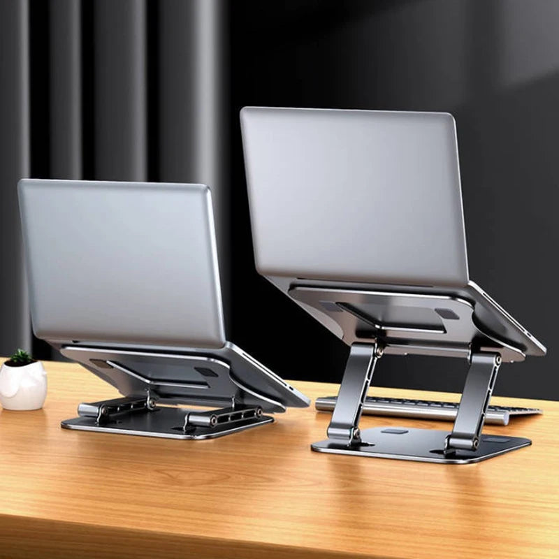 Laptop Stand Aluminium Alloy Foldable Tablet Stand Macbook Laptop Portable Fold Holder Bracket Support