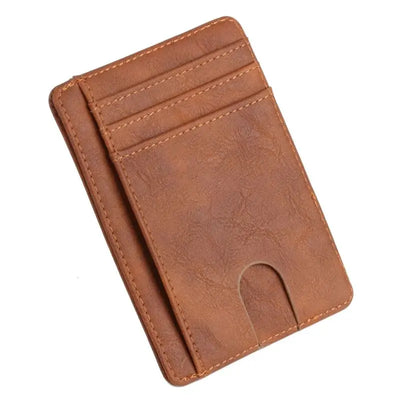 Mens RFID Blocking Leather Slim Wallet Money Credit Card Slots Coin Holder