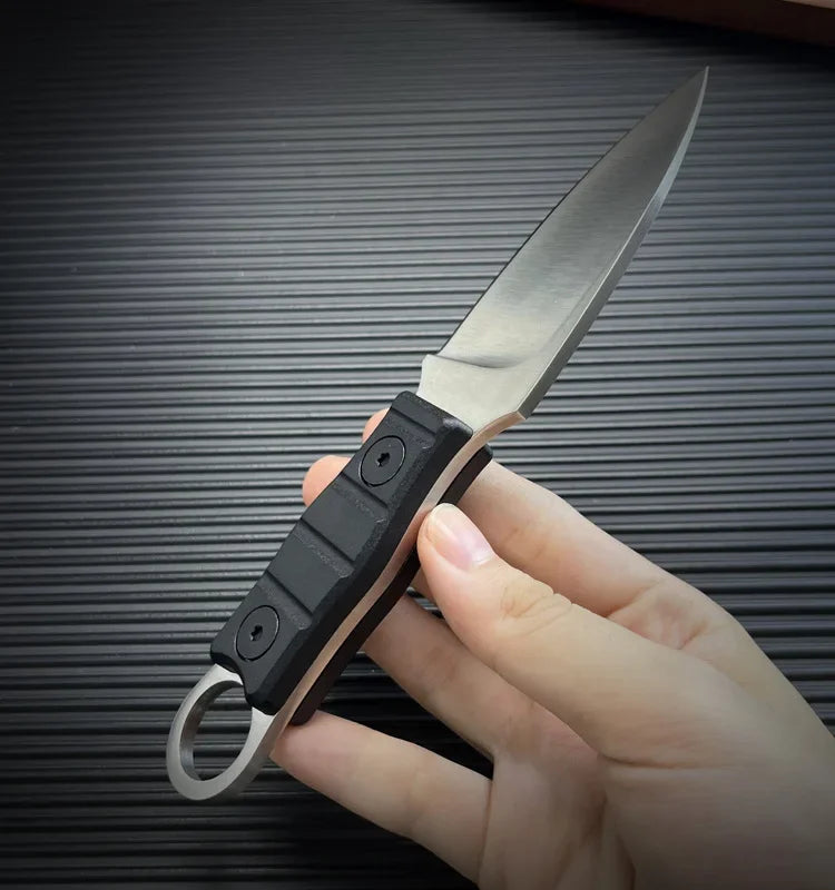 New Recommended Outdoor Tactical Knife High Hardness Multi-function Field Survival Knife Mini Portable Small Straight Knife