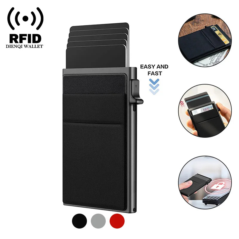 RFID Credit Card Holder for Men – Slim Minimalist Luxury Wallet