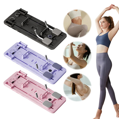 Abdominal Exercise Board Fitness Board Automatic Rebound Leg & Arm Toner Multifunctional Pilates Reformer Set Fitness Equipment