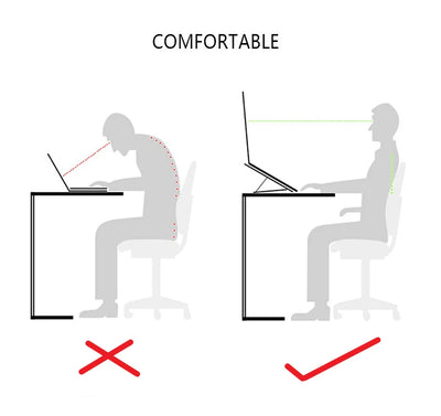 Universal Invisible Laptop Bracket Riser Stand For Macbook Pro 13 15 Air Lenovo Samsung Notebook Cooling Pad Foldable Stands