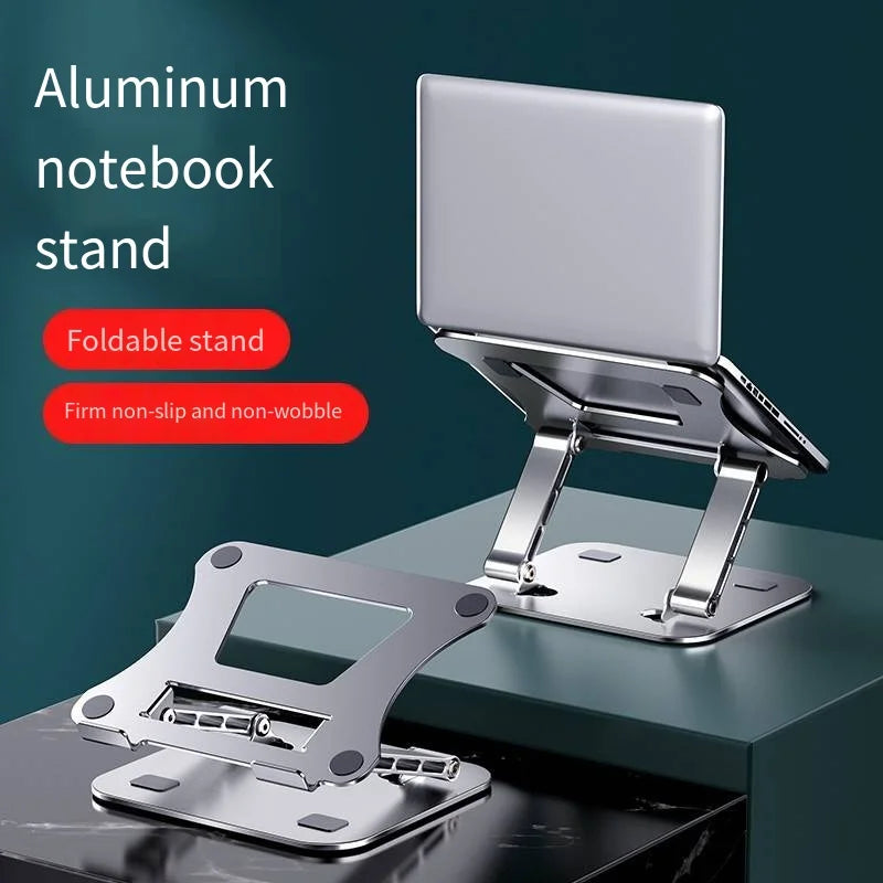 Laptop Stand Aluminium Alloy Foldable Tablet Stand Macbook Laptop Portable Fold Holder Bracket Support