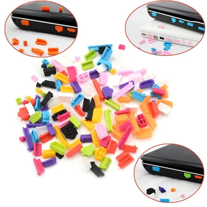 Anti-dust Plug Notebook Universal Anti Dust Plug 16Pcs Laptop Cover Protective Stopper Dust Plug Usb Computer Dustproof Plug