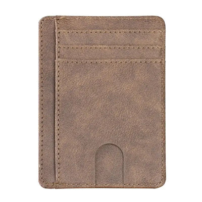 Mens RFID Blocking Leather Slim Wallet Money Credit Card Slots Coin Holder