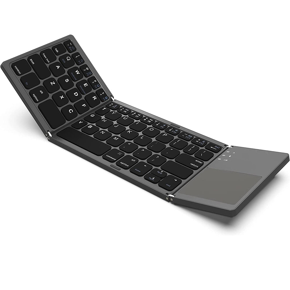 StealthFold Hacker-Grade Bluetooth Touchpad Keyboard