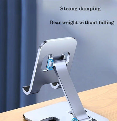 Folding Portable Desktop Metal Mobile Phone Stand Desk Lazy Stand Universal Support Stand for Mobile Phones and Tablets