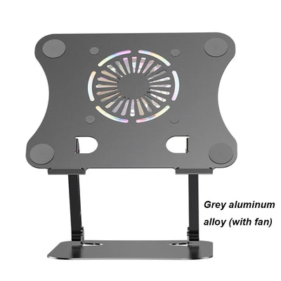 Laptop Stand Aluminium Alloy Foldable Tablet Stand Macbook Laptop Portable Fold Holder Bracket Support