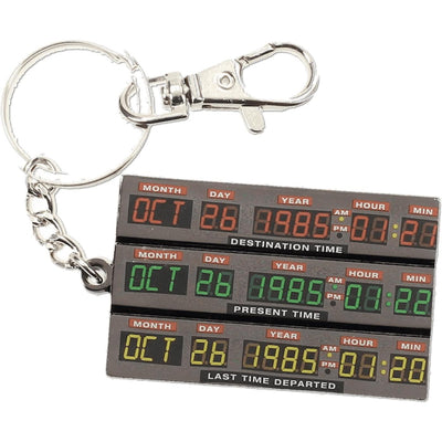 Back to the Future Time Circuits Metal Key Ring by MyHackerTech