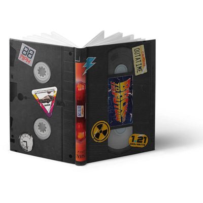 Back to the Future VHS-styled hardcover journal by MyHackerTech
