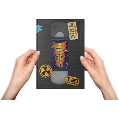 Back to the Future VHS-styled hardcover journal by MyHackerTech