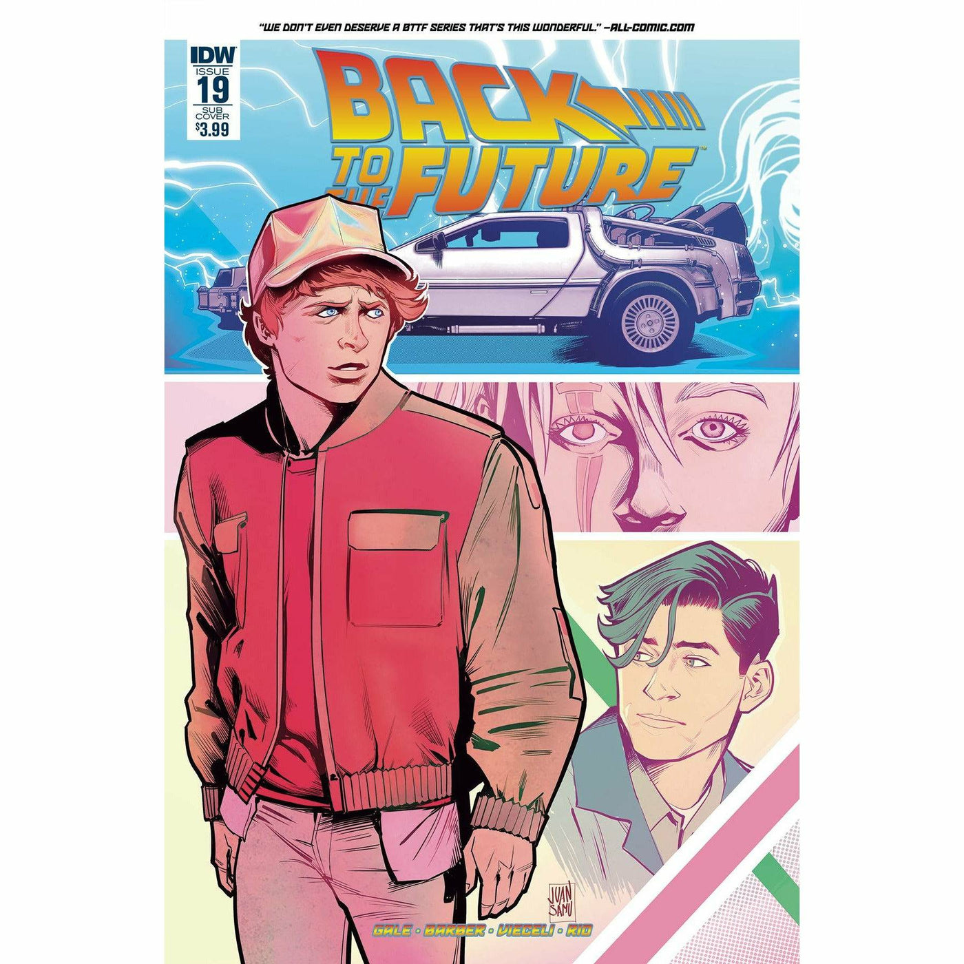 Back to the Future #19: Hard Time Part 1 Comic [Subscription Cover] by MyHackerTech
