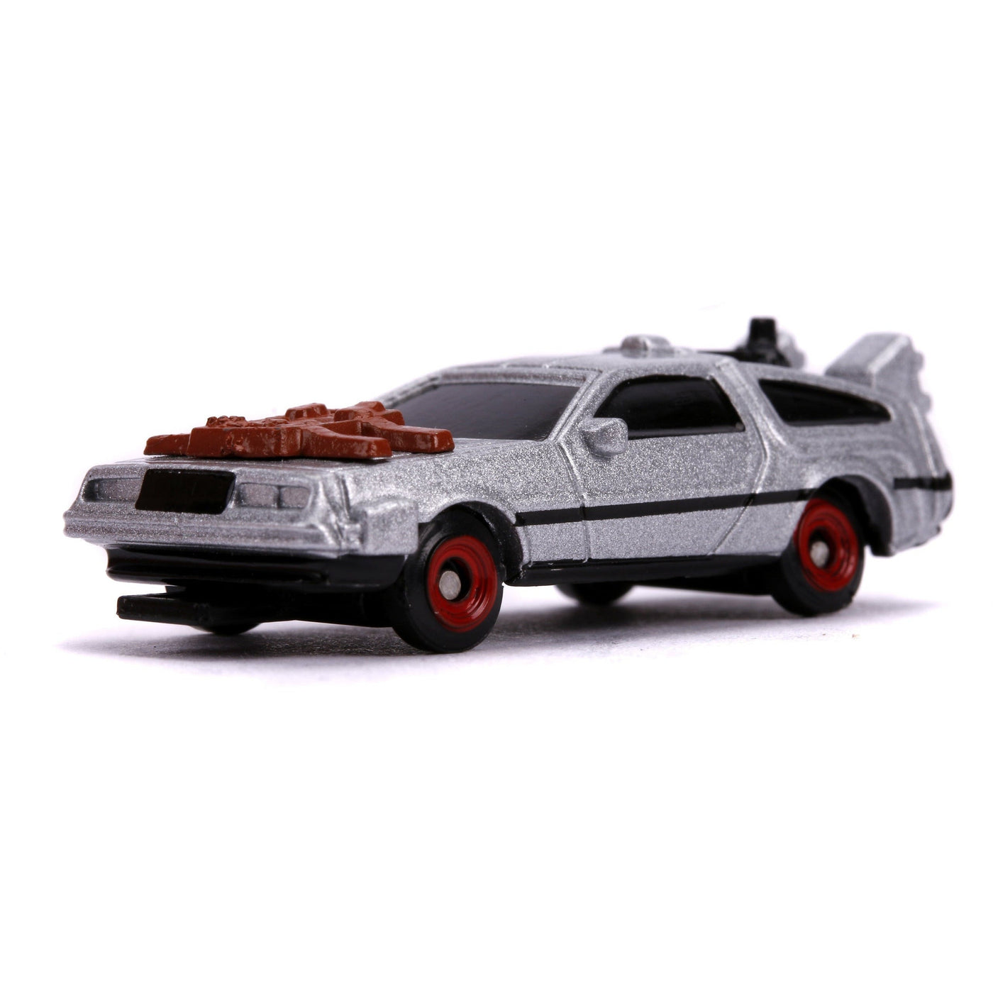 Back to the Future Trilogy die-cast 1⅔-inch Nano "Hollywood Rides" DeLorean Time Machine 3-pack by MyHackerTech