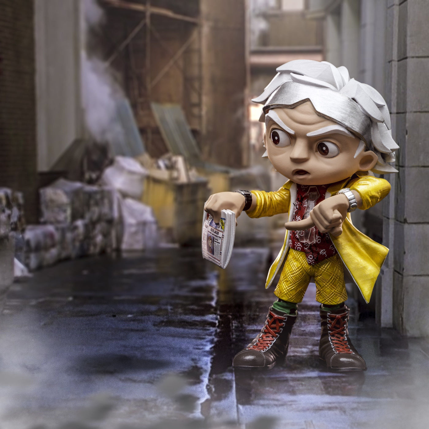 Iron Studios Back to the Future Part II Doc Brown Mini Co. Collectible Figure by MyHackerTech