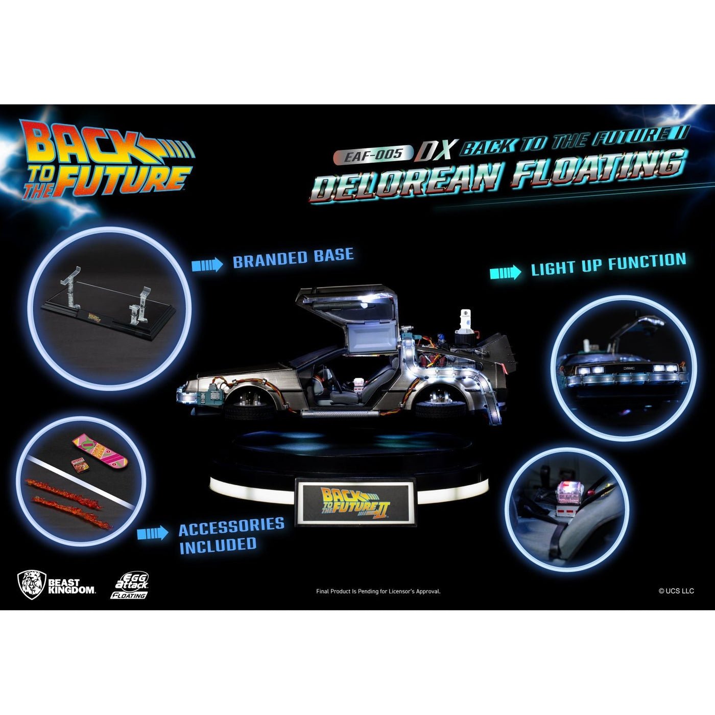 Back to the Future Part II Floating DeLorean Time Machine (Deluxe Edition) by MyHackerTech