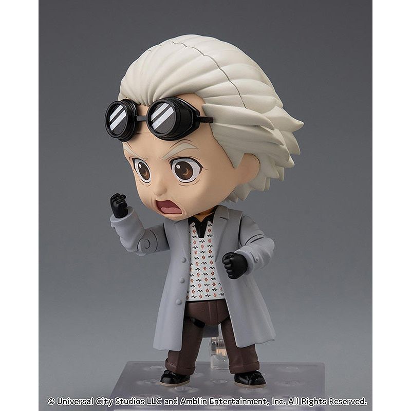 Back to the Future Doc Emmett Brown Nendoroid Action Figure by MyHackerTech