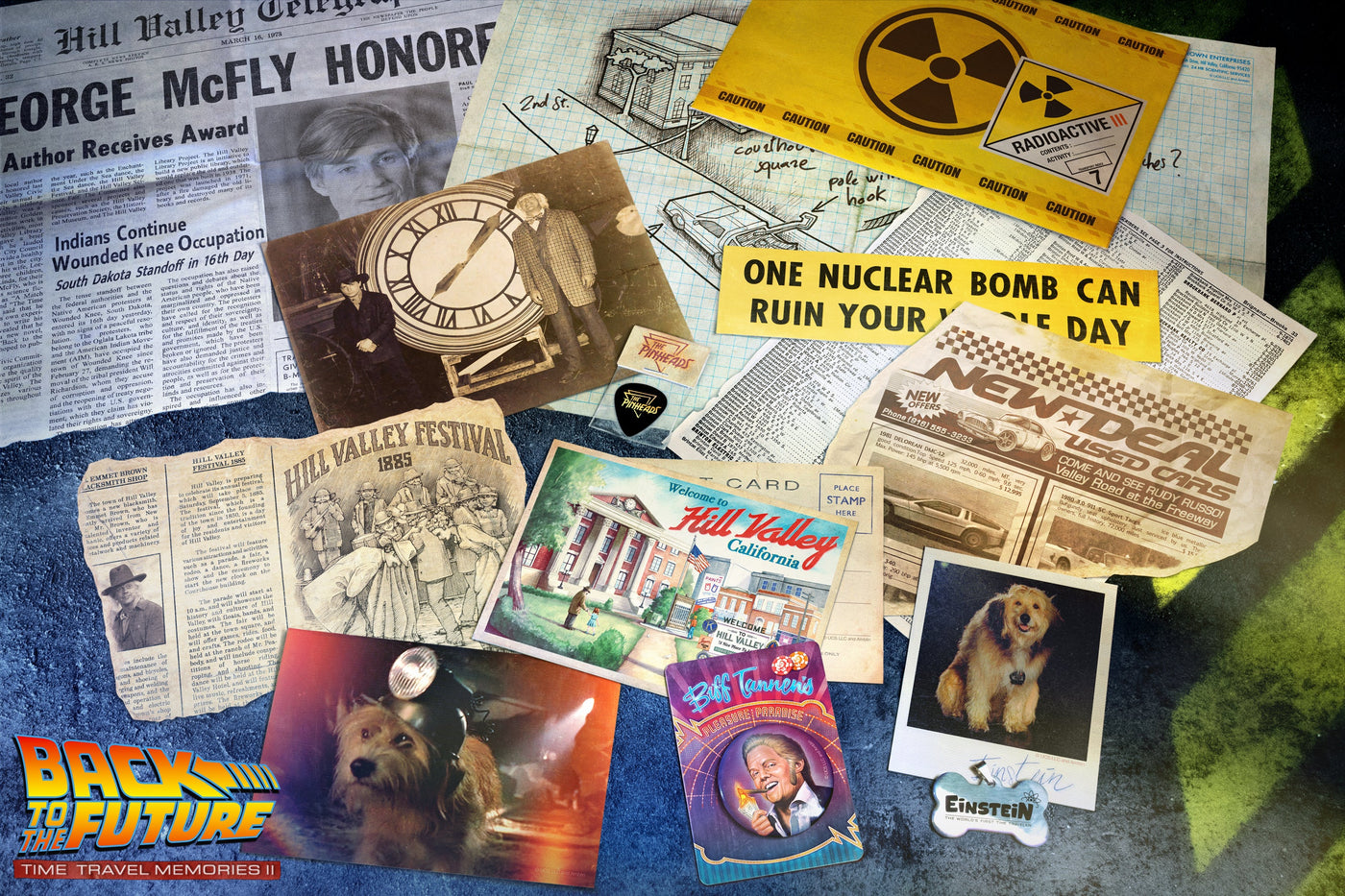 Back to the Future Time Travel Memories II Expansion Kit Standard Edition prop replicas by MyHackerTech