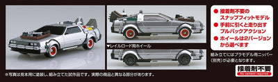 Back to the Future Part III pull-back DeLorean 1:43 scale plastic model kit by MyHackerTech