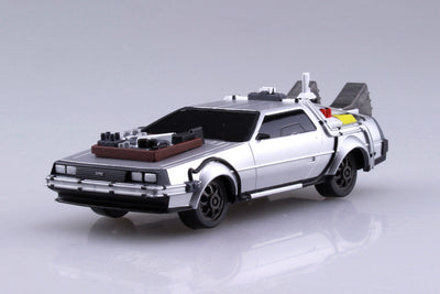 Back to the Future Part III pull-back DeLorean 1:43 scale plastic model kit by MyHackerTech