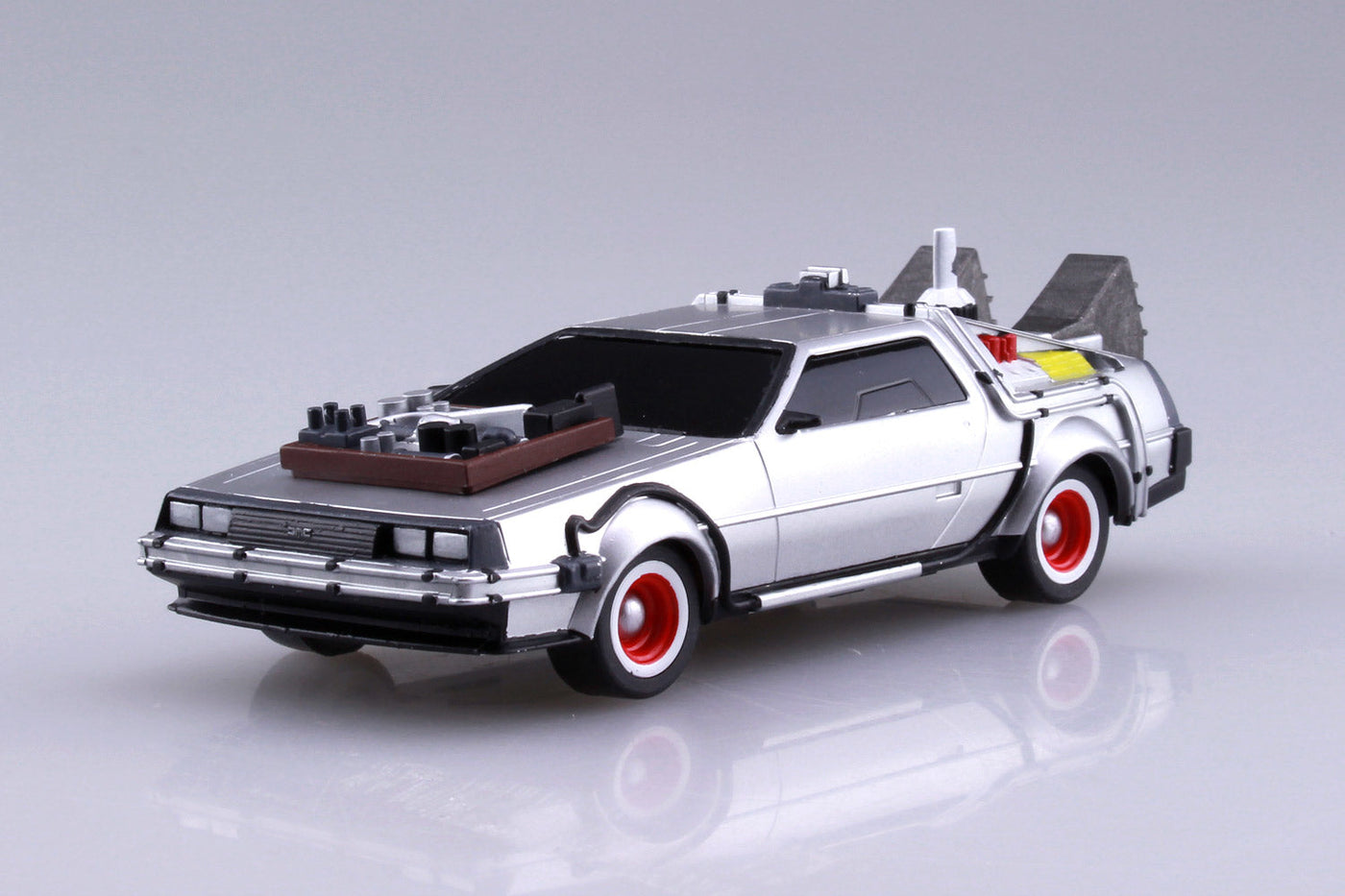 Back to the Future Part III pull-back DeLorean 1:43 scale plastic model kit by MyHackerTech