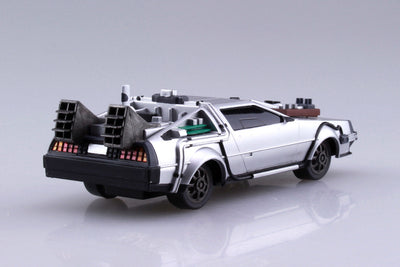 Back to the Future Part III pull-back DeLorean 1:43 scale plastic model kit by MyHackerTech