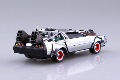 Back to the Future Part III pull-back DeLorean 1:43 scale plastic model kit by MyHackerTech