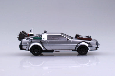 Back to the Future Part III pull-back DeLorean 1:43 scale plastic model kit by MyHackerTech