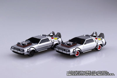 Back to the Future Part III pull-back DeLorean 1:43 scale plastic model kit by MyHackerTech