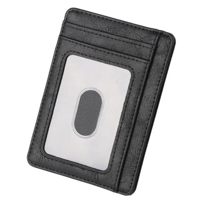 Mens RFID Blocking Leather Slim Wallet Money Credit Card Slots Coin Holder