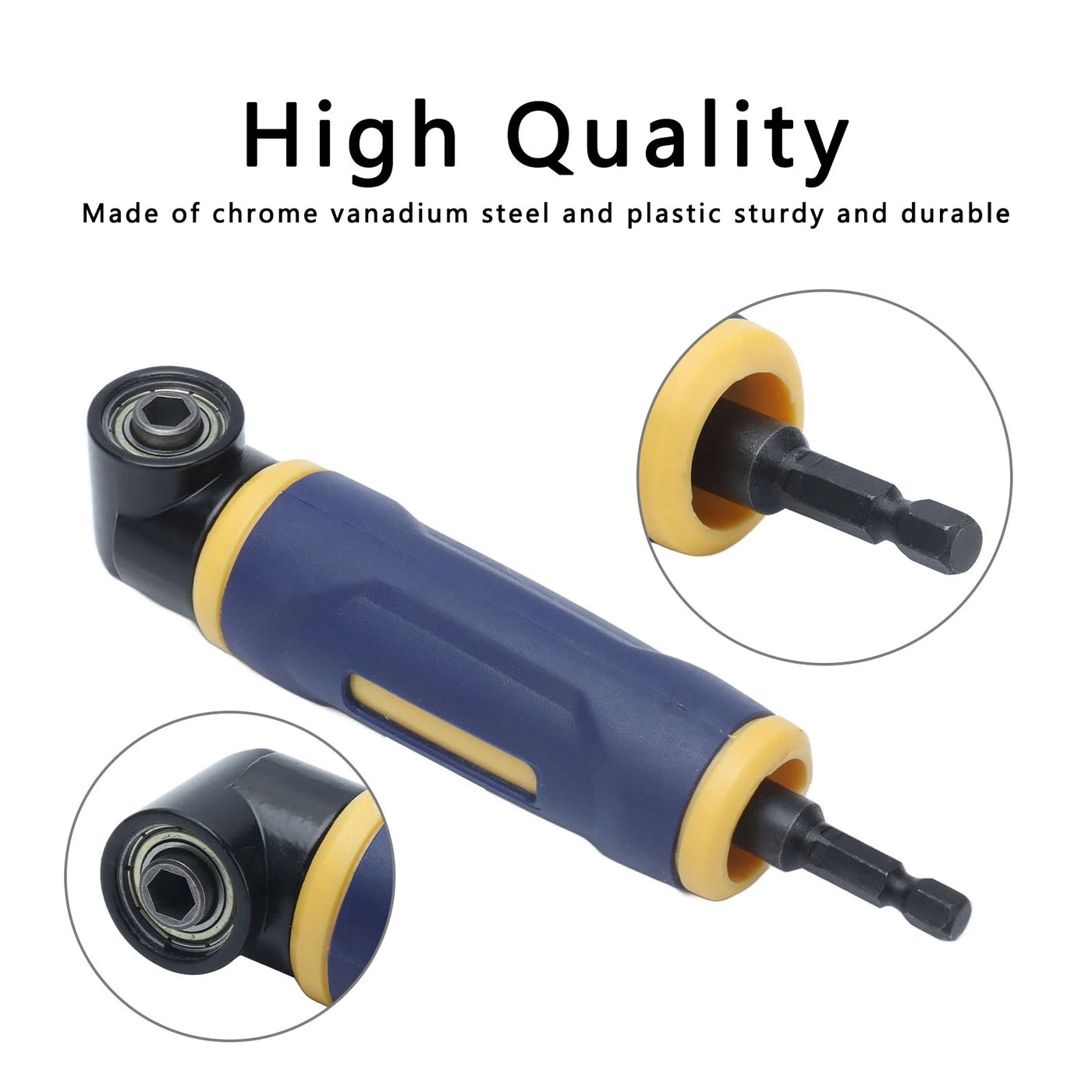 Right Angle Drill Adaptor 90 Degree Yellow Blue Drills Attachment Extension Driver Yellow Blue Extension Driver