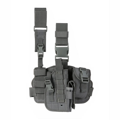 Tactical Leg Gun Holster Outdoor Multi-function Camouflage Bag Tied Leg Pistol Protective Cover Phone Pocket Hunting Gear