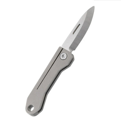 Titanium Alloy Mini EDC Knife Camping Equipment Unboxing Mini Knife Keychain Hanging Outdoor Multi Tools Knife