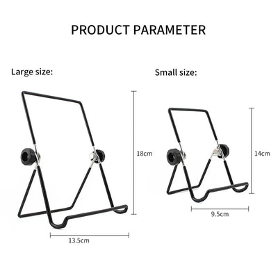 Portable Metal Tablet Stand Mount Foldable Desk Flexible Phone Stand for IPad IPhone Samsung Huawei Universal Work Home Travel