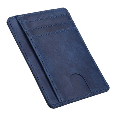 Mens RFID Blocking Leather Slim Wallet Money Credit Card Slots Coin Holder