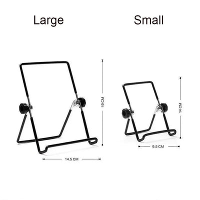 Portable Metal Tablet Stand Mount Foldable Desk Flexible Phone Stand for IPad IPhone Samsung Huawei Universal Work Home Travel