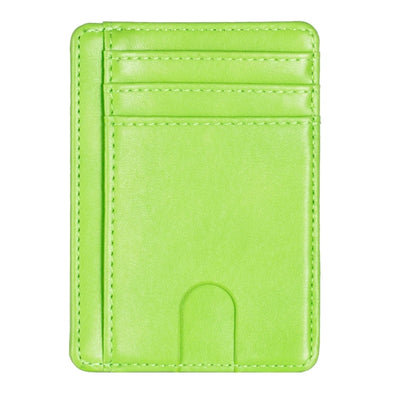 Mens RFID Blocking Leather Slim Wallet Money Credit Card Slots Coin Holder