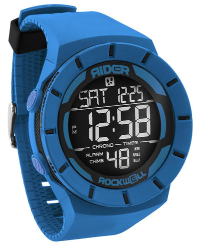 Coliseum Fit™ (Shark Blue/Black) Watch by MyHackerTech